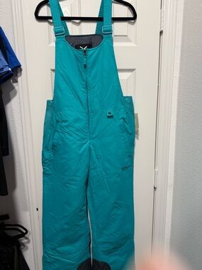 Arctix Teal Snow Bib Overalls Sz M